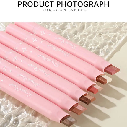 Two-Color Eyeshadow Stick Six-Pack Set Box, Highlighter Eyeshadow Pen, One-Swipe Application, Waterproof, Long-Lasting, Fine and Non-Smudging Eyeshadow Pen
