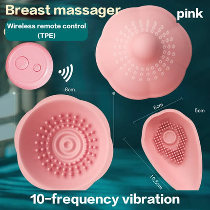 Breast Vibrator Nipple Massage Clitoris Stimulator Remote Control Female Masturbator Sex Toys for Women Couples Adult Supplies