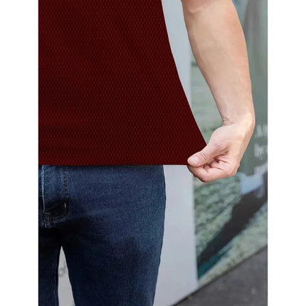 Men's Summer Casual short-sleeved Sports Polo shirt, men's Shirt Button Polo shirt, Logo Lapel Printed Polo shirt, fashionable,