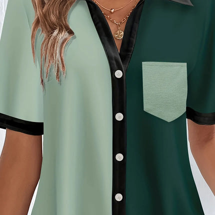 Women's Plus Size Shirt Summer Chic Elegant Shirt For Chubby Women's Fashion Shirt