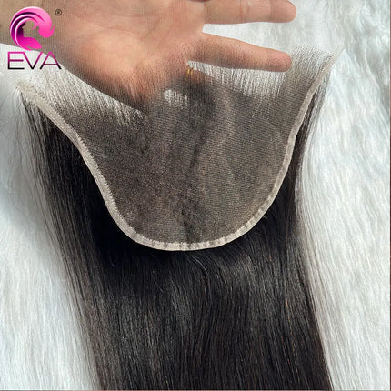 Eva Hair 9x6 Invisible HD Lace Closure Ultra Thin HD Lace Melt Skins Pre Plucked 13x4 13x6 HD Lace Frontal Straight & Body Wave