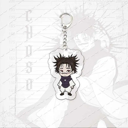 JJK nime Figure Choso Keychain Bag Charms Accessories Choso Chibi Acrylic  Keyrings Pendant Fans Friends Gifts