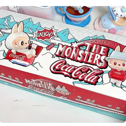 Genuine POPMART Labubu Coca Cola Series Blind Box Kawaii Anime Figure Desktop Decoration Mystery Box  Cute Girls Birthday Gifts