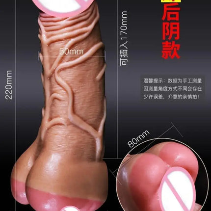 Cowboy and Cowgirl Masturbator Kit with Realistic Vagina and Anus, Clitoris Stimulator, Penis Enlargement, 18+ Adult Sex Toys