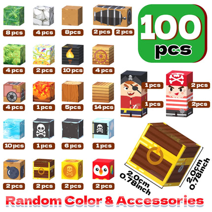 Magnetic Building Blocks - 100 Pieces Educational STEM Toy for Kids 3-6 Years