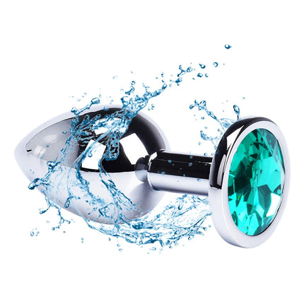 Anal Plug Jewelry Colorful Crystal Anal Plug Stimulator Anal Massage Dilatancy Toys G-point Massage Sex Wellness Adult Pleasure