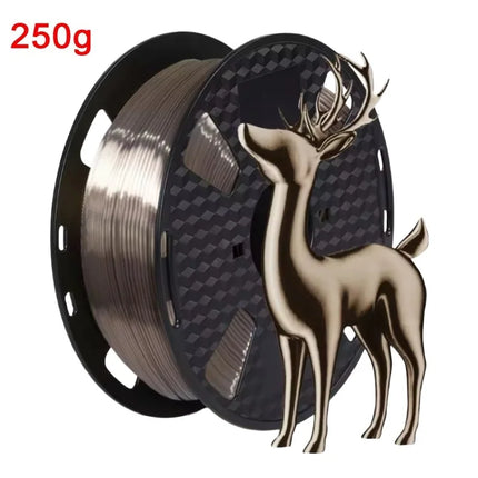 Silk Filament PLA 1.75mm 1kg/500g/250g 3D Printer Filament For Printing Toys Shiny Smooth PLA+ Gold Silver Red Blue High Speed