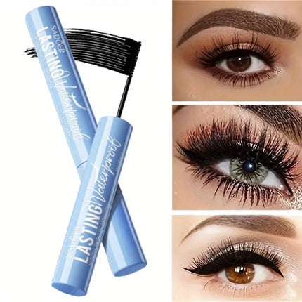 Smudge Proof Mascara Waterproof Long Wearing Volumizing Lengthening Curling Lash Enhancer