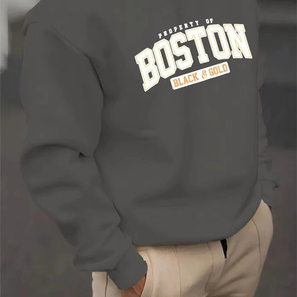 3D Letter Print Sweatshirt / Sweat Lettres 3D