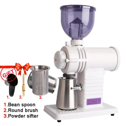 Professional Electric Coffee Grinder Automatic 10 Gear Adjustable 200W Ghost Teeth Burr Coffee Beans Grinding Machine N520