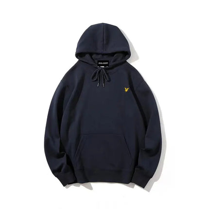 LYLE Cotton Sports Hoodie High quality Autumn Winter 2025 Eagle Logo Embroidery Daily Leisure Brand Sweatshirt for Men And Women