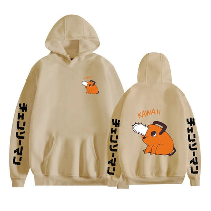 Pochita Chainsaw Men's Hoodie Fashion Long Sleeve Sportswear Casual Harajuku Street Wear Hoodie Sudaderas Top
