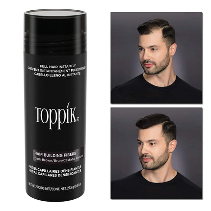 Toppik Hair Building Fibers, Fill In Fine or Thinning Hair Instantly Thicker, Fuller Looking Hair