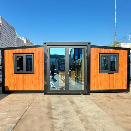 40ft Luxury Folding Container House Modular Prefabricated Home Steel Structure Mobile Tiny House for Granny Flat Garden Room