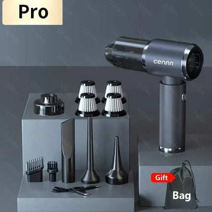 CENRR Car Vacuum Cleaner High Suction 210000PA Wireless Vacuum Cleaner Cordless Vacuum Cleaner High Pressure Cleaning Machine