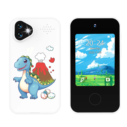 Kids Smart Phone Toy Dual Camera 1080P HD Educational Game Music Player Safe Mode Early Learning Toy Birthday Gift For Boys Girl
