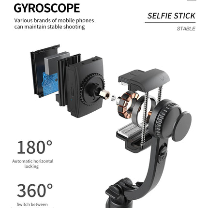 FGCLSY 2024 AI Video stabilizer Bluetooth selfie stick tripod Gimbal Stabilizer For Smartphone Live vertical shooting bracket