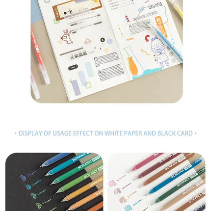 Languo 27-207 Colors Of One Set Drawing Handbook Pens Student DIY Graffiti Multi-Color Gel Pen Writing Marker Stationery
