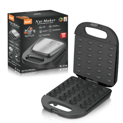 1400W Electric Walnut Cake Maker 24-Hole Automatic Sandwich Maker Breakfast Kitchen Non-Stick Cook Plate