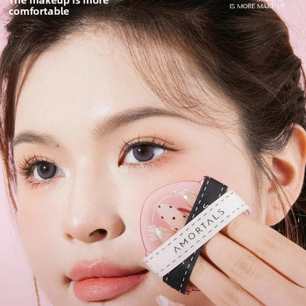 Ermu Tearable Foundation Puff Women's Makeup Sponge Air Cushion Foundation Liquid Concealer Skin-Friendly Easy to Use