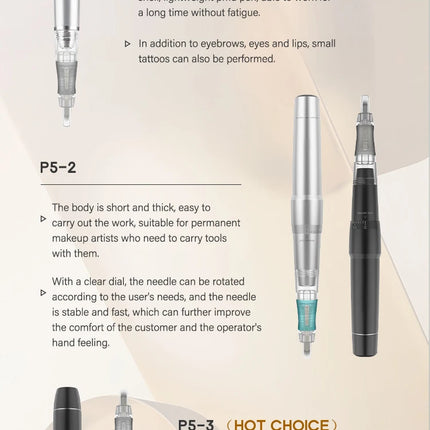 FAMISOO Tattoo Machnie Permanent Makeup Machines Makeup Tattoo Pen for Eyeliner Lip Eyebrow Permanent Makeup Tattoo Supplies