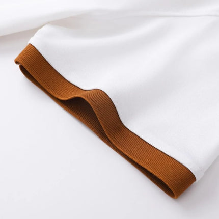 New men's high-quality short-sleeved polo shirt, summer fashion, casual, comfortable, cool, breathable T-shirt top