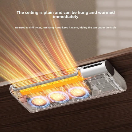 Under The Table Wall Hanging Air Heater, Study Hand Warmer Electric Heater Bathroom Solar Heater Portable Heaters Heat Powered