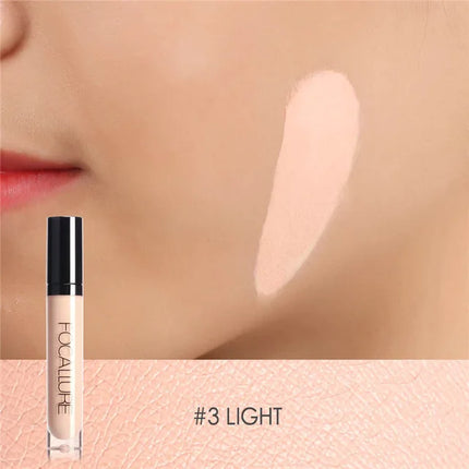 Wholesale FOCALLURE 7 Colors Face Concealer Waterproof Full Coverage Moisturizing Smooth Liquid Foundation Makeup Cosmetics