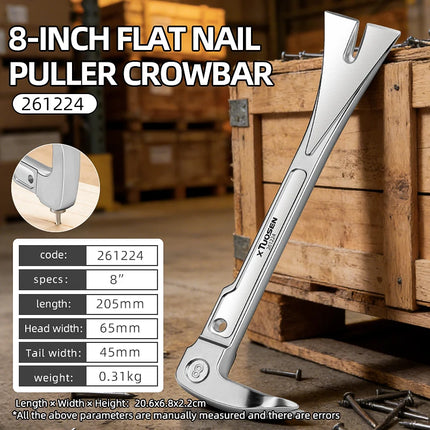 8/10/12-inch Flat Dovetail Chisel End Nail Pullers Household Woodworking Pry Bar Multi-purpose Tool (Hand Tools)