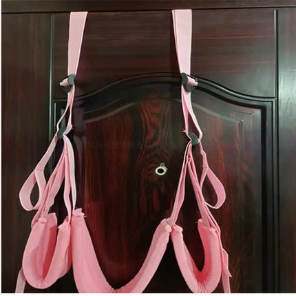 Adult Sex Swing with Comfortable Seat Cushion Adjustable Straps for Couples Aigu Spice Up Creative Fun in Bedroom Bondage Gear