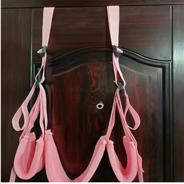 Adult Sex Swing with Comfortable Seat Cushion Adjustable Straps for Couples Aigu Spice Up Creative Fun in Bedroom Bondage Gear