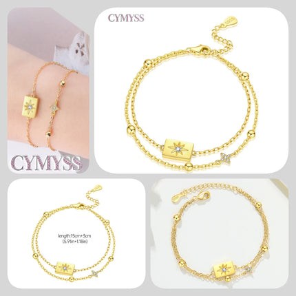 Original 925 Sterling Silver Butterfly Bracelet Zirconia Tennis Ball Women Fashion Simple Engagement Wedding Charm Jewelry Gift