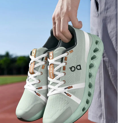 Men's Running Shoes Breathable Lightweight Comfortable Soft Bottom Casual Sports Sneakers Fashionable Shock Absorption