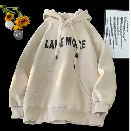 !!!viral!!! Heavyweight Fleece Hoodie Autumn Winter American Trendy Brand Men's Long Sleeve / Chandail à Capuchon Polaire Lourd Automne Hiver