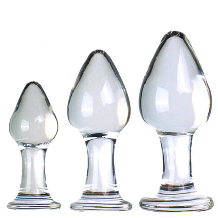 VaHppy Diamond styles Glass Anal Plugs Diameter 2.8/3.4/3.8cm Sex toys For beginners Girls Gay Anal Masturbation Extension BDSM