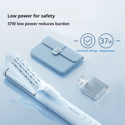 Interchangeable Hair Straightener Comb with Cold Air Styling and Negative Ions Multifunctional Styling Tool Set for Women