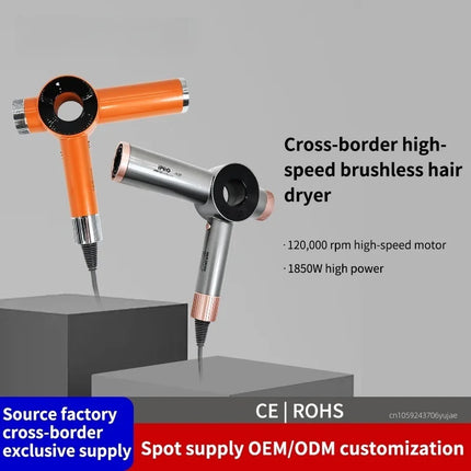 2026 High-Speed Bladeless Hair Dryer With A Rotational Speed Of 120,000 Rpm, Professional Hair Dryer With High Power
