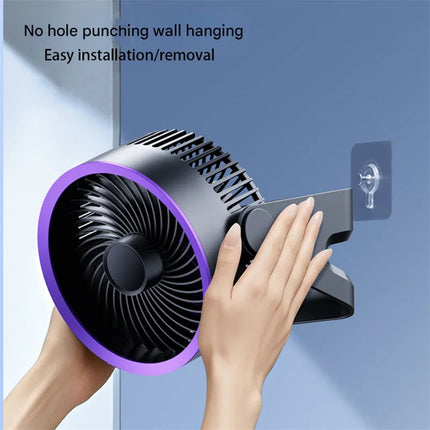 4000mah Electric Fan Rechargeable table Circulator Wireless Portable Quiet Ventilator Desktop Wall Ceiling Fan Air Cooler