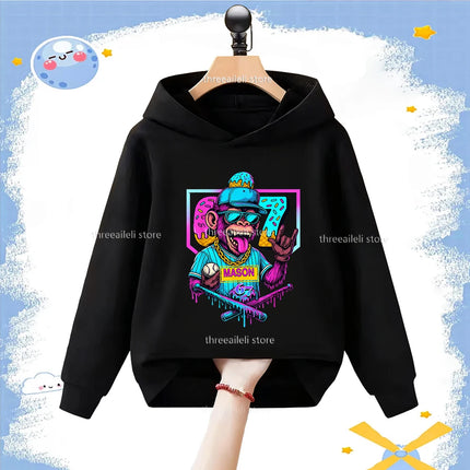 Autumn 67 Italian Brainrot Six Seven Digit Print Kid Fleece Sweatshirt Children's Hoodies Boys Girls Casual Fashion Sport Hooded