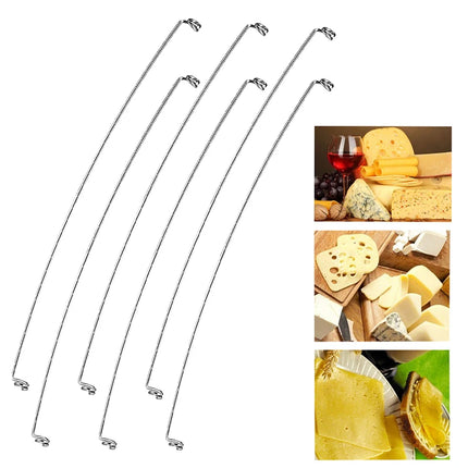 10Pcs Replacement Cheese Slicer Wires 5.5 Inch Stainless Steel Cheese Cutter Cheese Wire Pie Slicers for Cut Cheese Meats