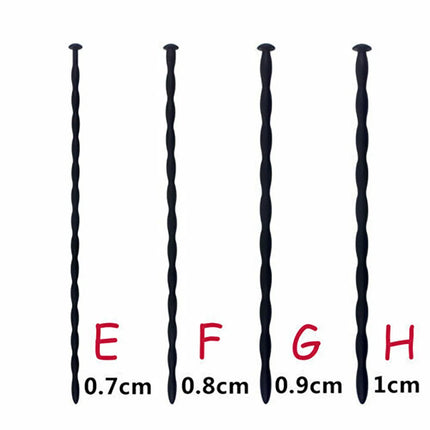 4PCS Urethral Sounds Kit, Beaded Penis Plug Urethral Dilator Cock Stimulation Masturbator Massager BDSM CBT