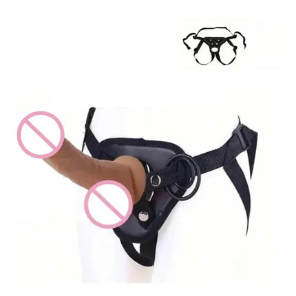 Men's Strap-on Realistic Penis Dildo Pants Anal Sex Toys for Women Men Women Gay Dildos Strapon Harness Belt Adult Games Lesbian