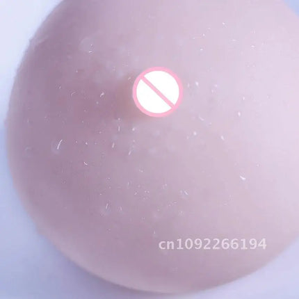 12*11cm Soft Big Female Ball Men Sex Toys Portable 3D Male Box Rubber Adult Breast Masturbation Nipple Touch Massager Mold With