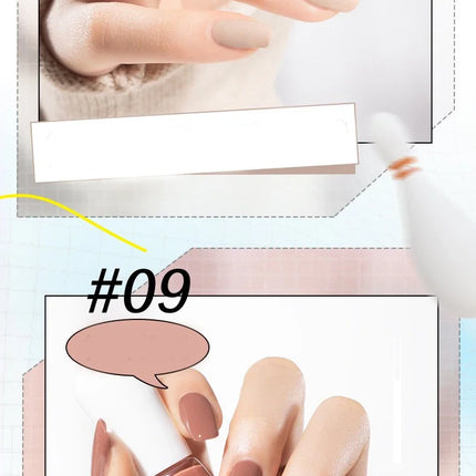 2025 Summer Solid Colored Nail Polish Tangerine Glitter Nails Art Water-Based Peel Off Nail Polish No Need Lamp Manicure Varnish