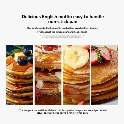 New 1pc Electric Causeway Grill Electromechanical Heating Oven Baking Oven Temperature Controlled Muffin Machine Pancake PanMach