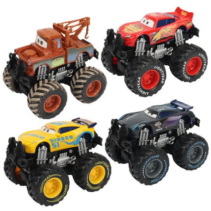 Boy Cars toy Lightning McQueen Mater harvester Frank 1:55 Diecast Metal Car Model Toy Children's Birthday Gift