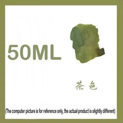 500/50ml 24 Colors Fountain Pen Ink Dip Pen Bottled Ink Refill Cartridge Writing School Supplies Stationery For JINHAO HONGDIAN