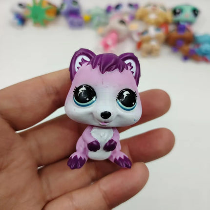 Original LPS Pet Toys Cute Animal Can Shake Head Kitten Collection Toys for Girls Christmas Birthday Gift