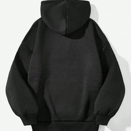 Creative and Cool Lip Print Pattern Printed Women's Hoodie 2025 New Autumn and Winter Minimalist Style Top Clothing