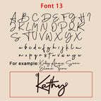 Font 13 / Rose Gold